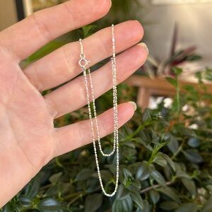 Sterling Silver Chain Necklace